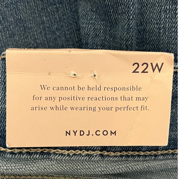 NYDJ NWT Marilyn Straight Ankle Jeans in Easley Plus Size 22W - Picture 12 of 16